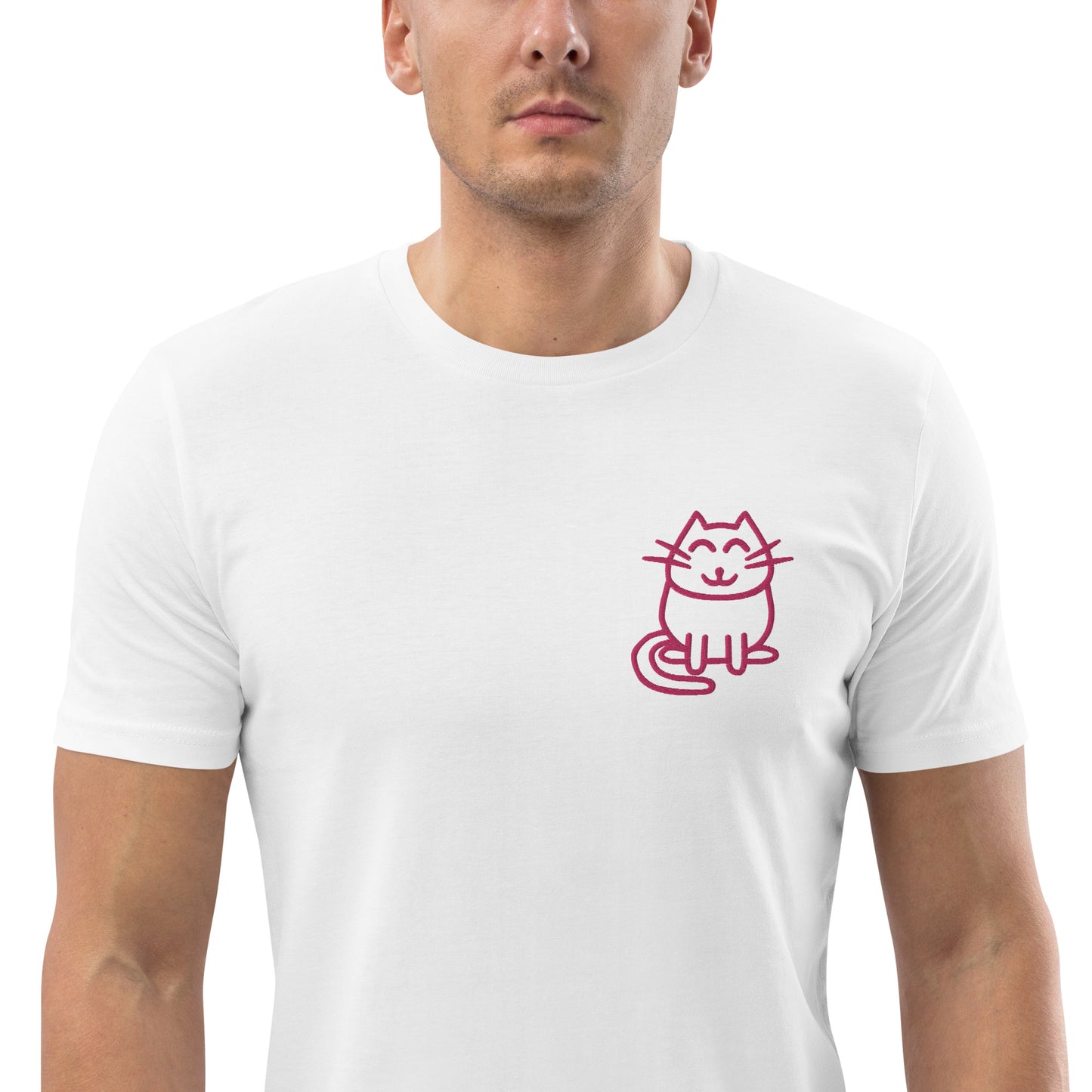 Unisex organic cotton t-shirt(Embroidered)