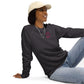 Unisex organic raglan sweatshirt(Embroidered)